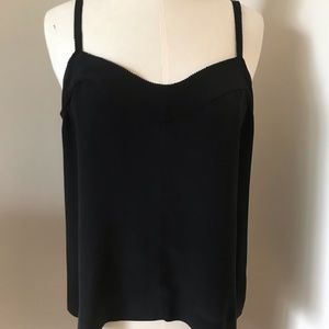 Anthropologie Feather Bone Silk Camisole